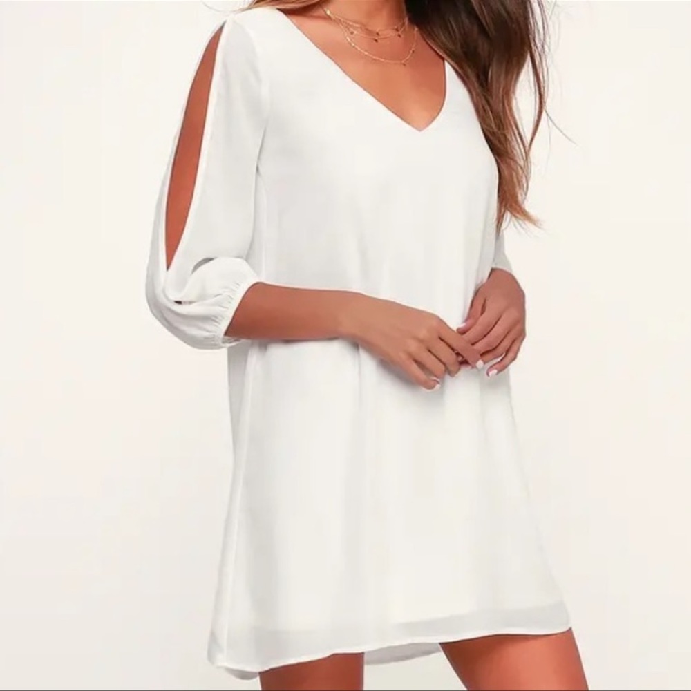 Lulu’s medium white dress